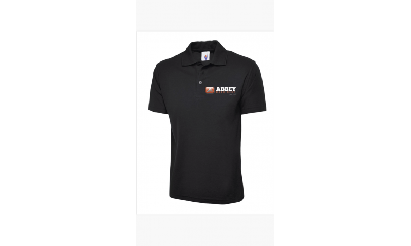 Abbey Kids Classic Polo Shirt Size 3/4 Black